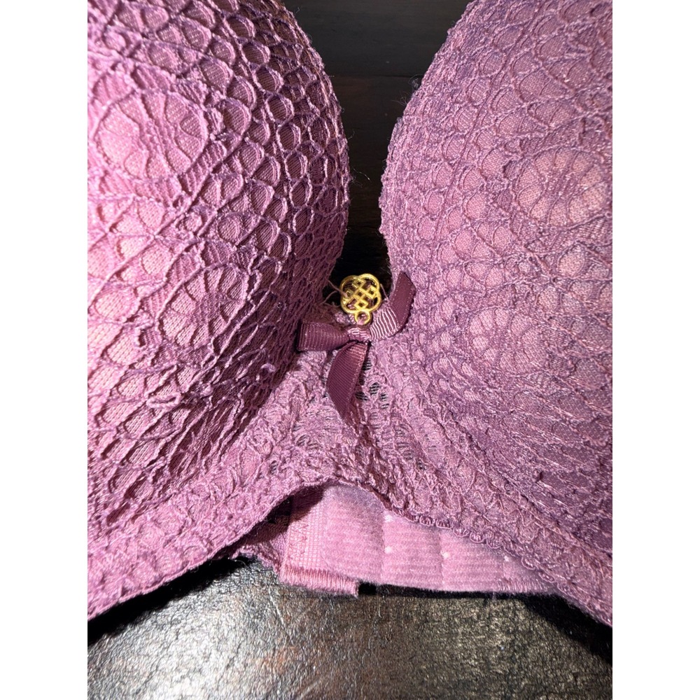 NEW Daisy Fuentes Push Up Lace Bra 38C Underwire - Picture 7 of 8